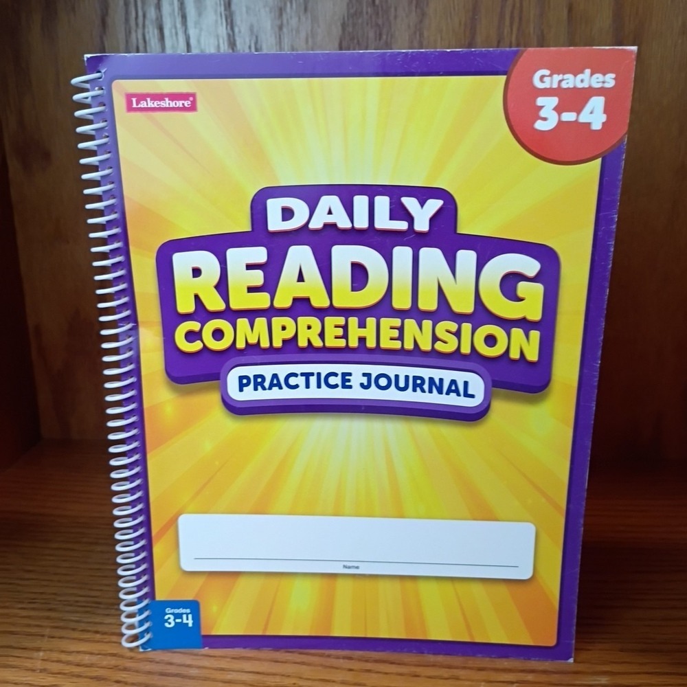New Lakeshore Daily Reading Comprehension Practice Journal Grades 3-4